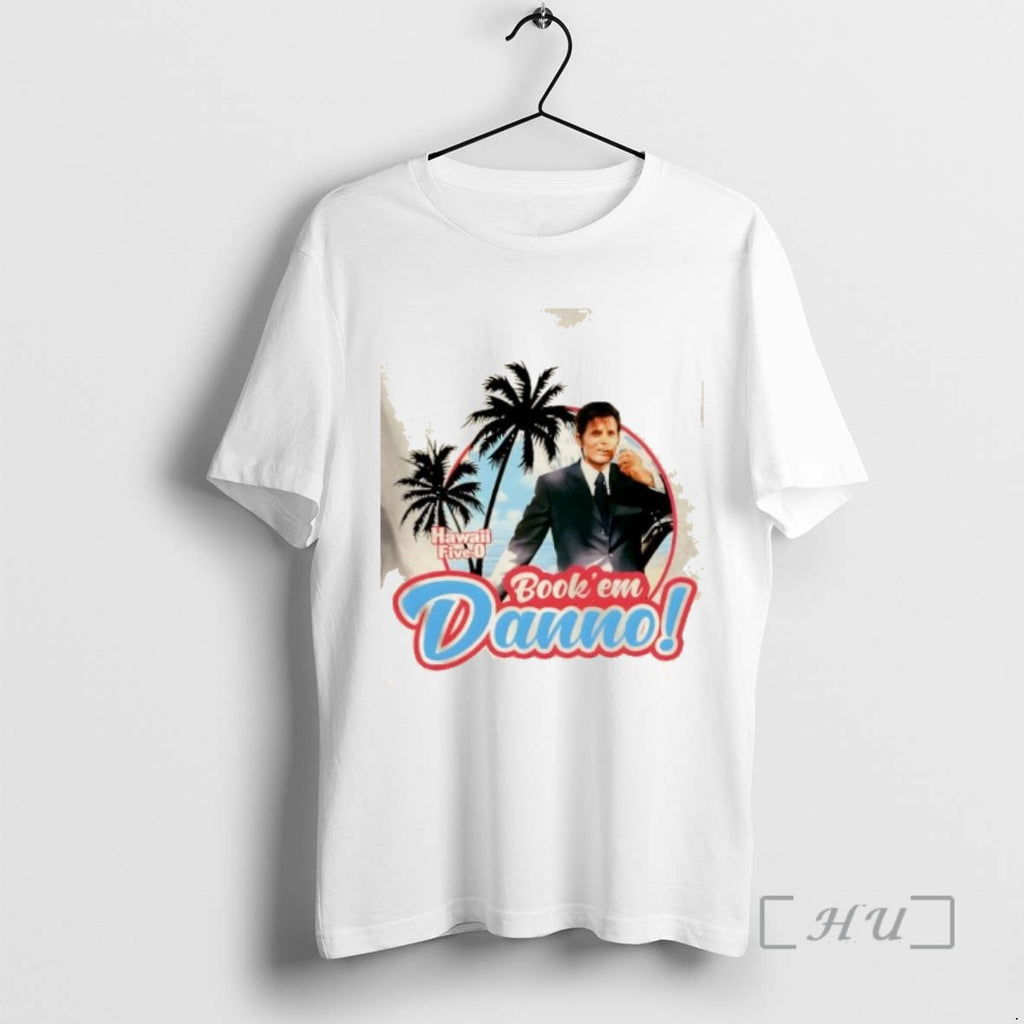 Officials Hawaii Five O Book Em Danno Beach Vintage Tee Shirt Sweater