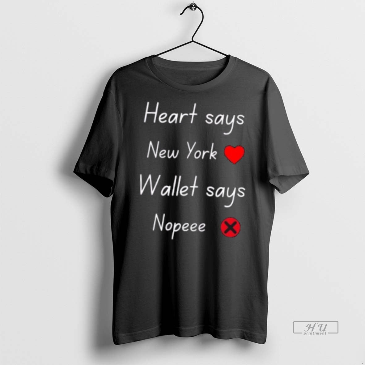 Officials Heart Says New York Wallet Says Nopeee Premium Tee Shirt Sweater