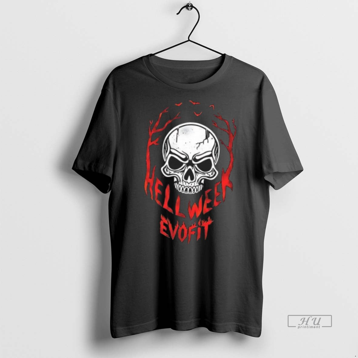 Officials Hell Week Evofit Skull Halloween Logo Tee Shirt Sweater
