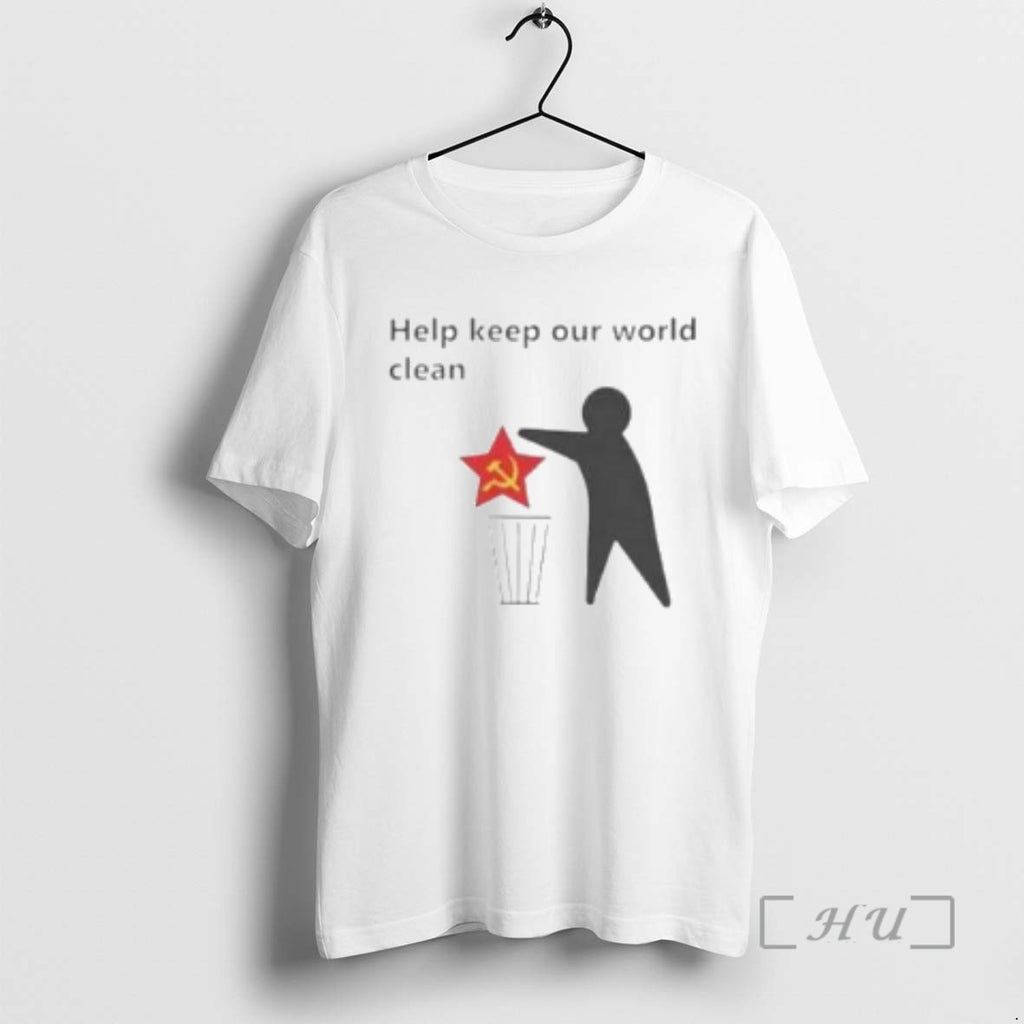 Officials Help Keep Our World Clean Anti Communist Ornaments Tee Shirt Sweater