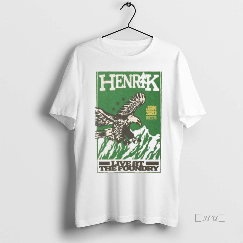 Officials Henrik Live At The Foundry Philly Pa January 3 2026 Eagle T Shirt Sweater