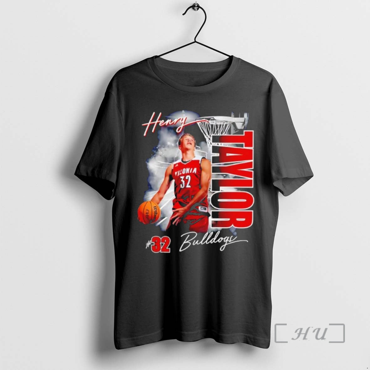 Officials Henry Taylor Vilonia 32 Bulldogs Basketball Player Black