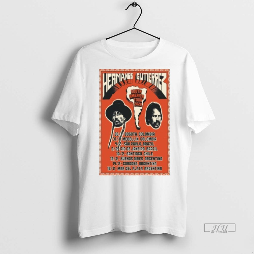 Officials Hermanos Gutierrez South America 2026 Concert Tee Shirt Sweater
