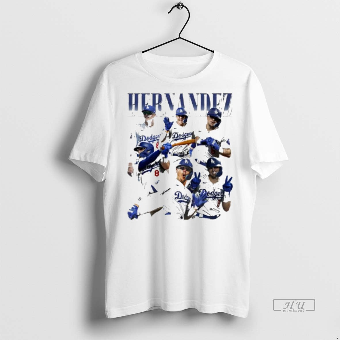 Officials Hernandez Los Angeles Dodgers Several Graphic Premium Tee Shirt Sweater