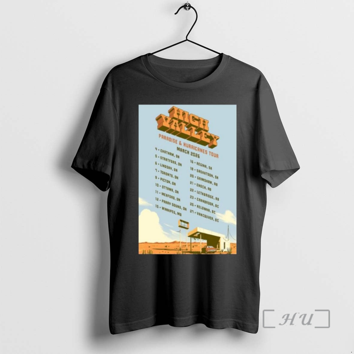 Officials High Valley Paradise Hurricanes Tour March 2026