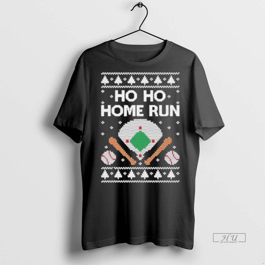 Officials Ho Ho Home Run Base Ball Ugly Premium Tee Shirt Sweater