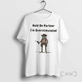 Officials Hold On Partner Im Overstimulated Frog T Shirt Sweater