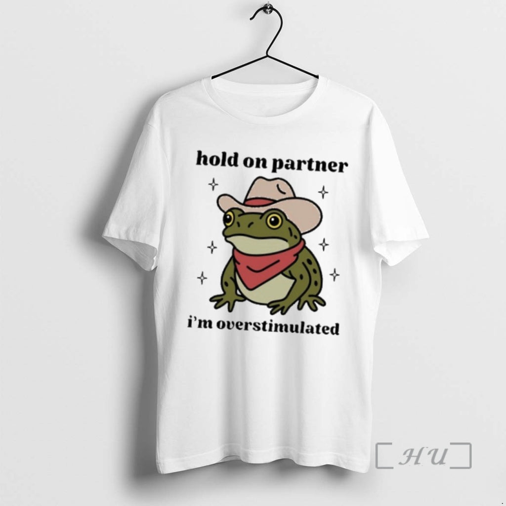 Officials Hold On Partner Im Overstimulated T Shirt Sweater