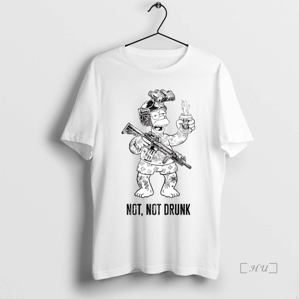 Officials Homer Simpson Not Not Drunk Lite Beer Premium T Shirt Sweater