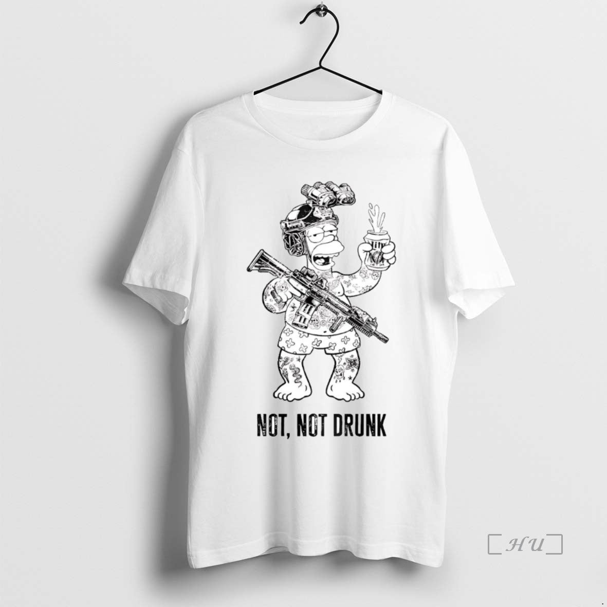 Officials Homer Simpson Not Not Drunk Lite Beer Premium T Shirt Sweater