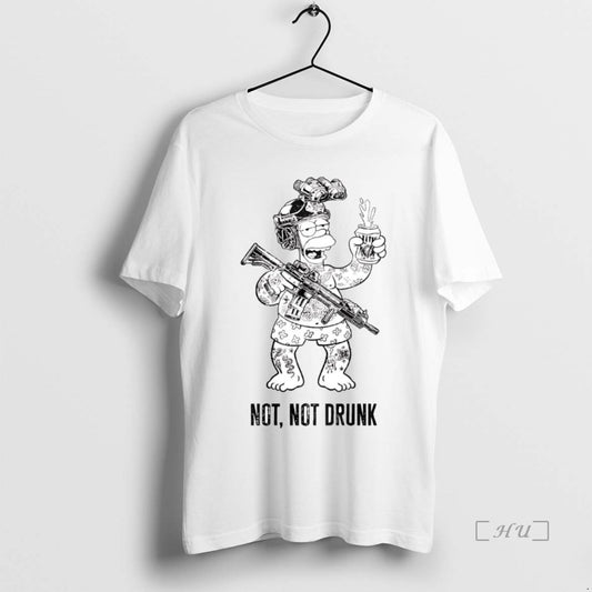 Officials Homer Simpson Not Not Drunk Lite Beer Premium T Shirt Sweater