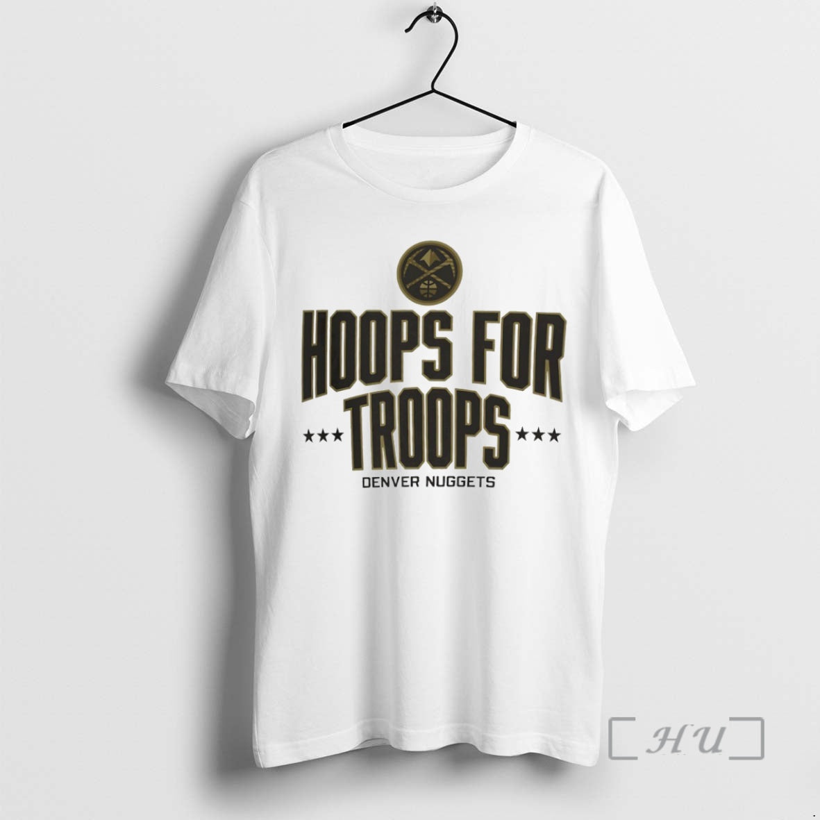 Officials Hoops For Troops Denver Nuggets Basketball Circle