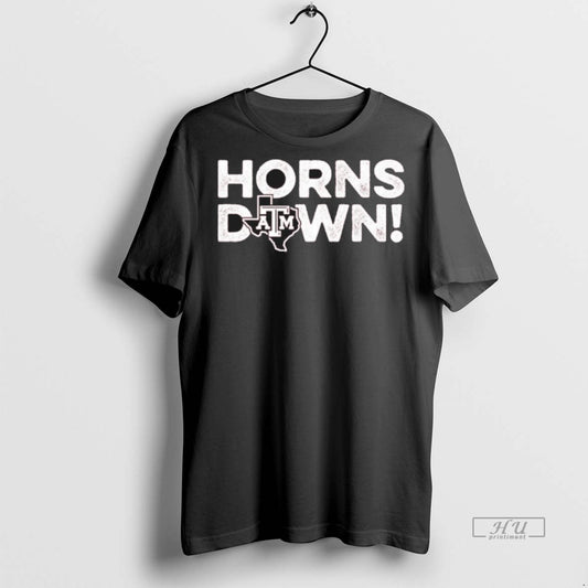 Officials Horns Down Texas Am Aggies Beat Texas 2025 Premium Tee Shirt Sweater