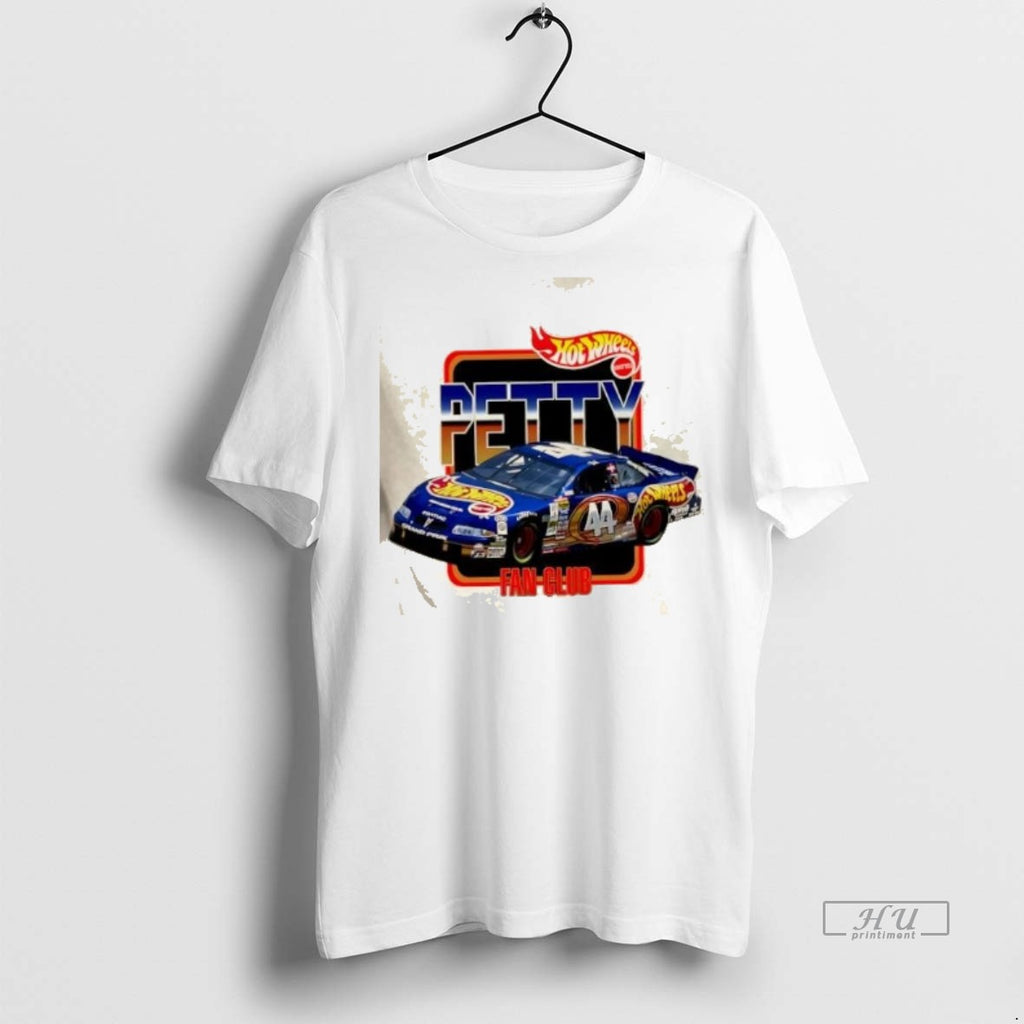 Officials Hot Wheels Kyle Petty Fan Club Graphic Tee Shirt Sweater
