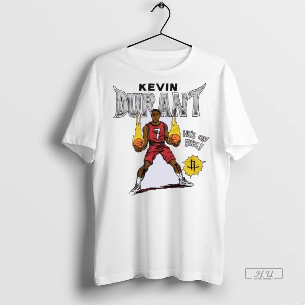 Officials Houston Rockets Comic Book Kevin Durant Tee Shirt Sweater