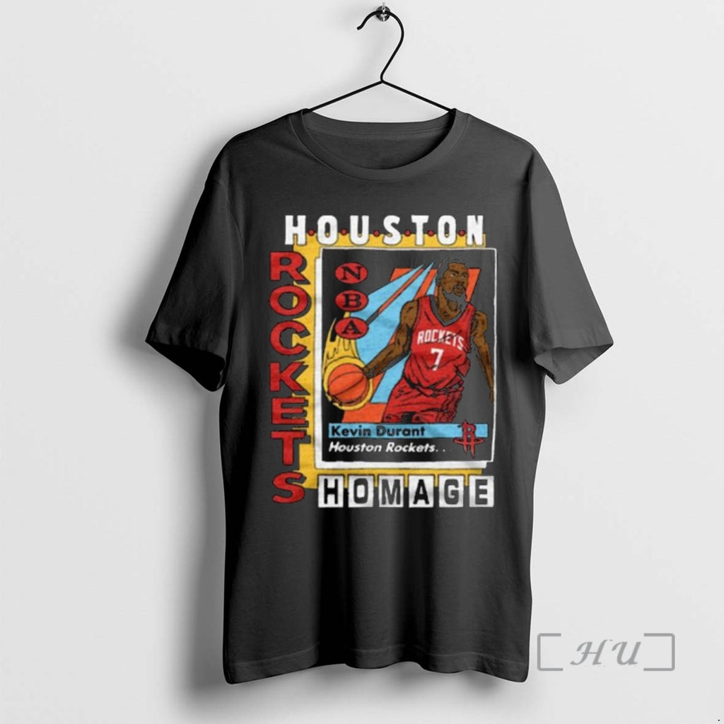 Officials Houston Rockets Trading Card Kevin Durant T Shirt Sweater