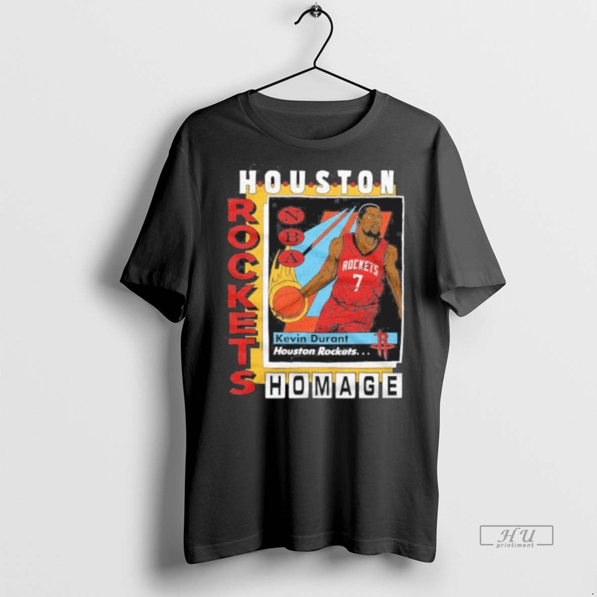 Officials Houston Rockets Trading Card Kevin Durant Tee Shirt Sweater