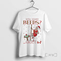 Officials How Many Beers About 6 7 North Pole Mrs Clause Ugly Premium T Shirts