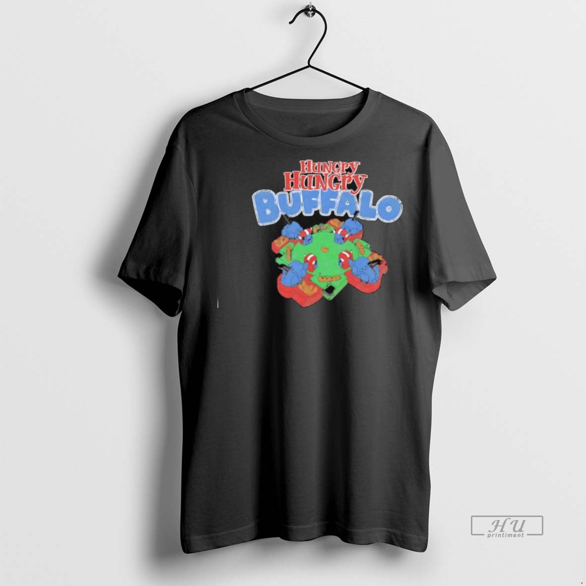 Officials Hungry Hungry Buffalo Graphic Premium Tee Shirt Sweater