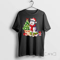 Officials Husky With Christmas Tree And Gifts Premium T Shirt Sweater