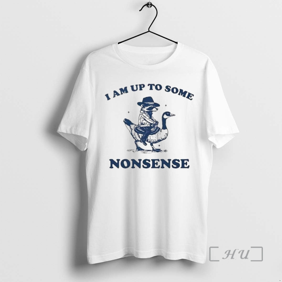 Officials I Am Up To Some Nonsense Racoon Ride Duck Premium T Shirt Sweater