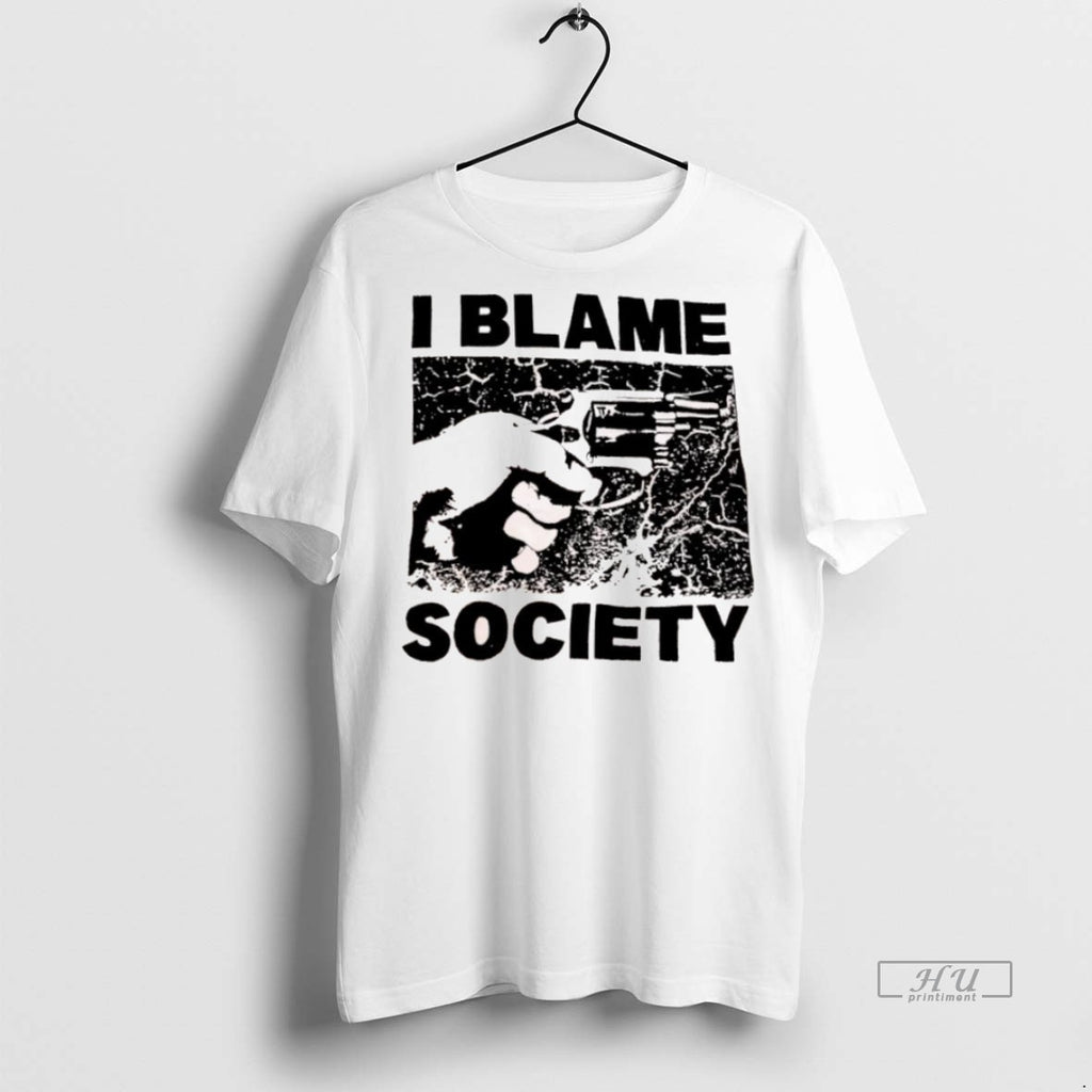 Officials I Blame Society Graphic Tee Shirt Sweater