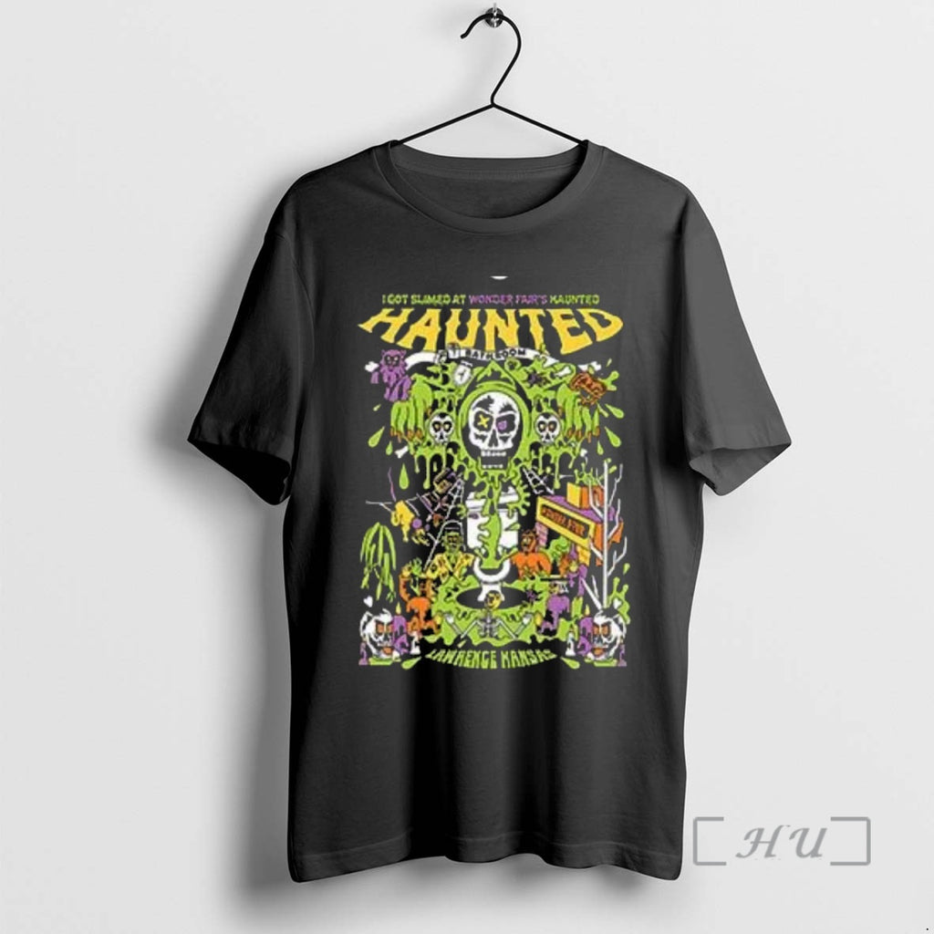 Officials I Got Slimed At Wonder Fair Haunted Bathroom T Shirt Sweater