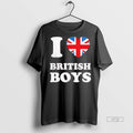 Officials I Love British Boys Inside Flag Premium Tee Shirt Sweater
