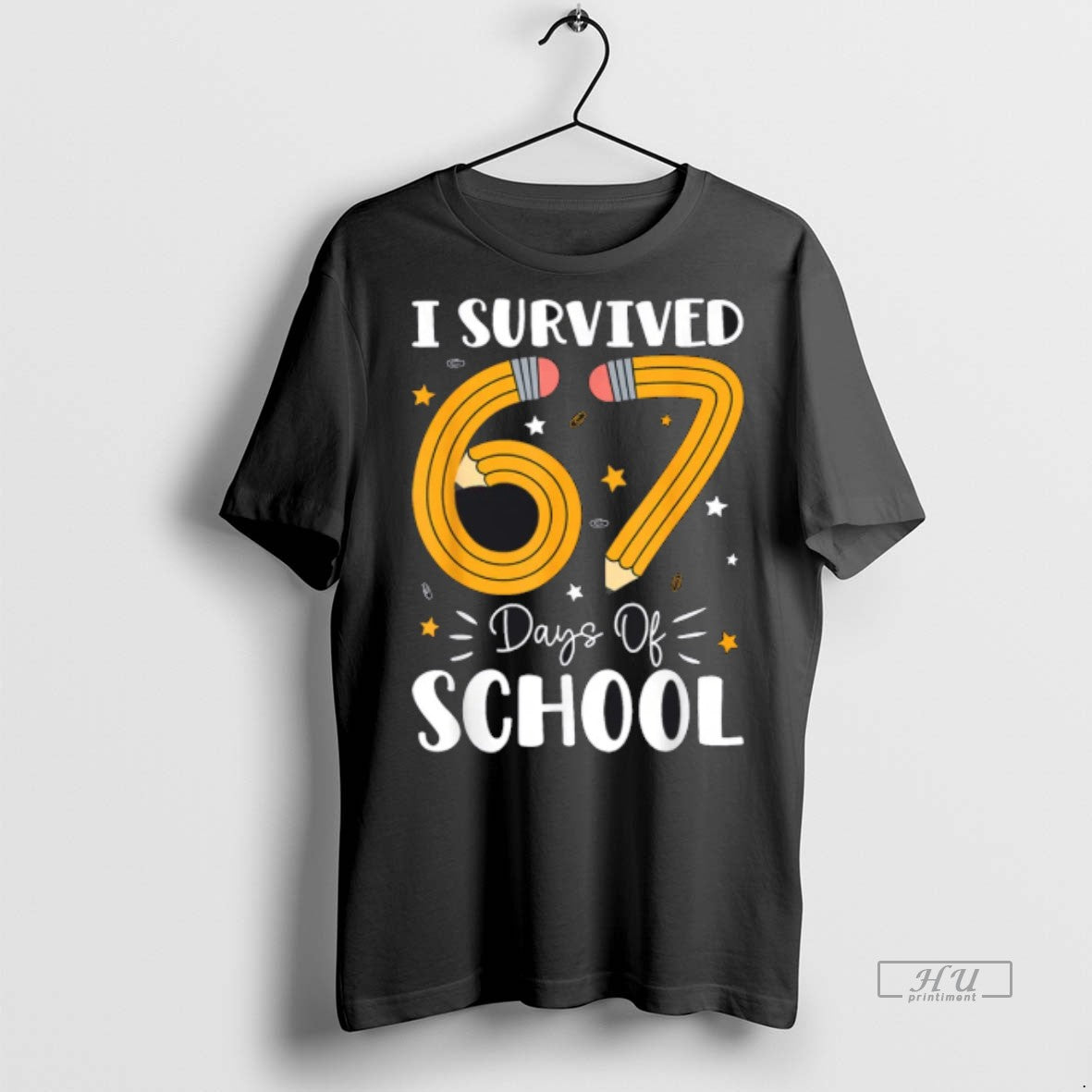 Officials I Survived 67 Days Of School Funny 67 Teachers Students Meme Premium