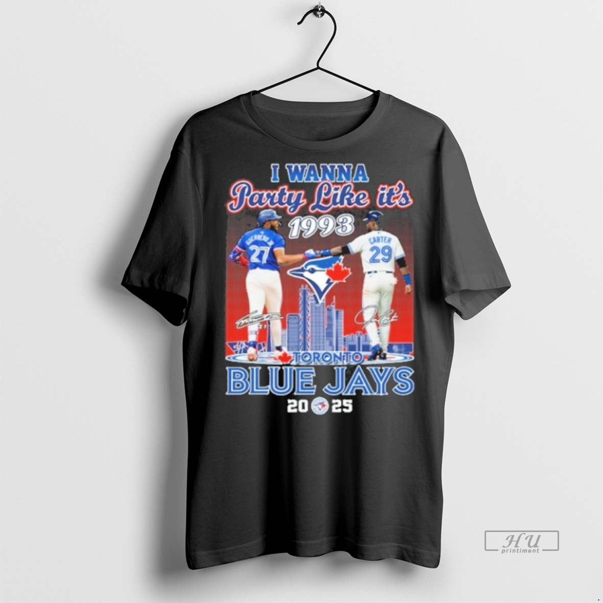 Officials I Wanna Party 1993 Toronto Bjs Guerard X Carter Tee Shirt Sweater