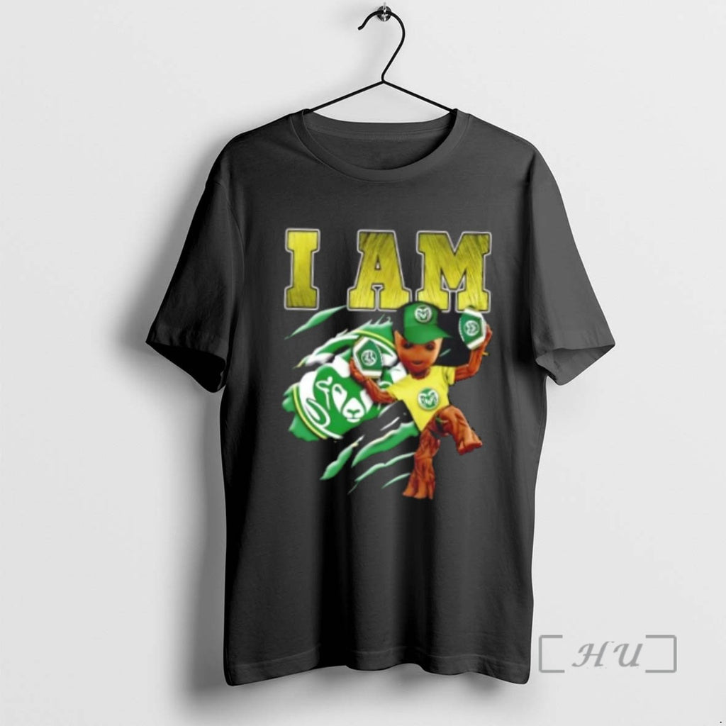 Officials I Am Groot Colorado State Rams Football Tee Shirt Sweater