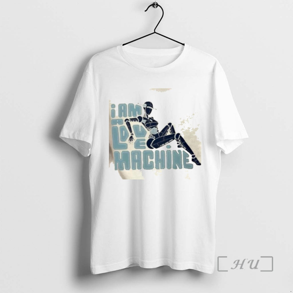 Officials I Am A Love Machine Retro Robot Humor Tee Shirt Sweater