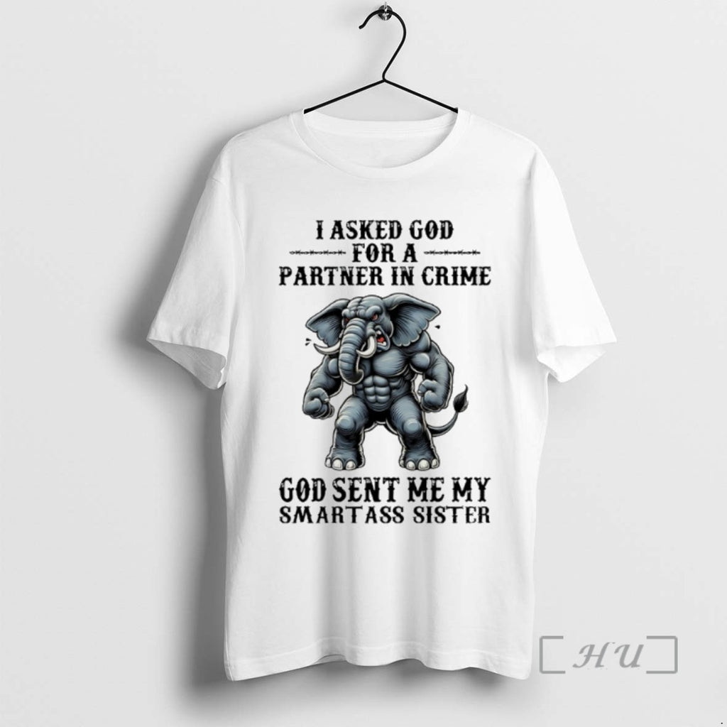 Officials I Asked God For A Partner In Crime Elephant