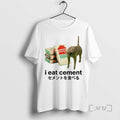 Officials I Eat Cement Cat Meme Premium T Shirt Sweater