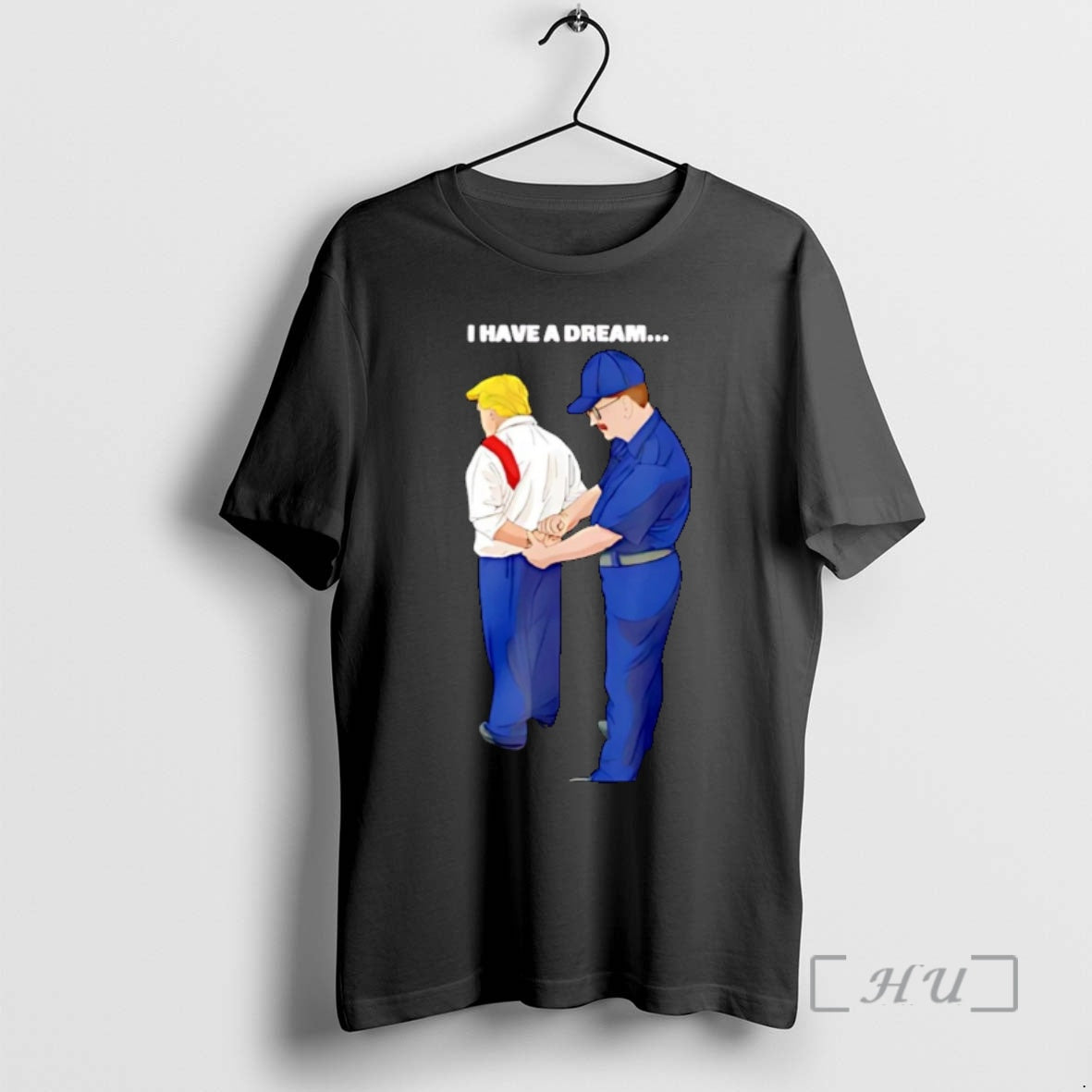 Officials I Have A Dream Trump Is Arrested Cartoon Christmas Premium T Shirt Sweater