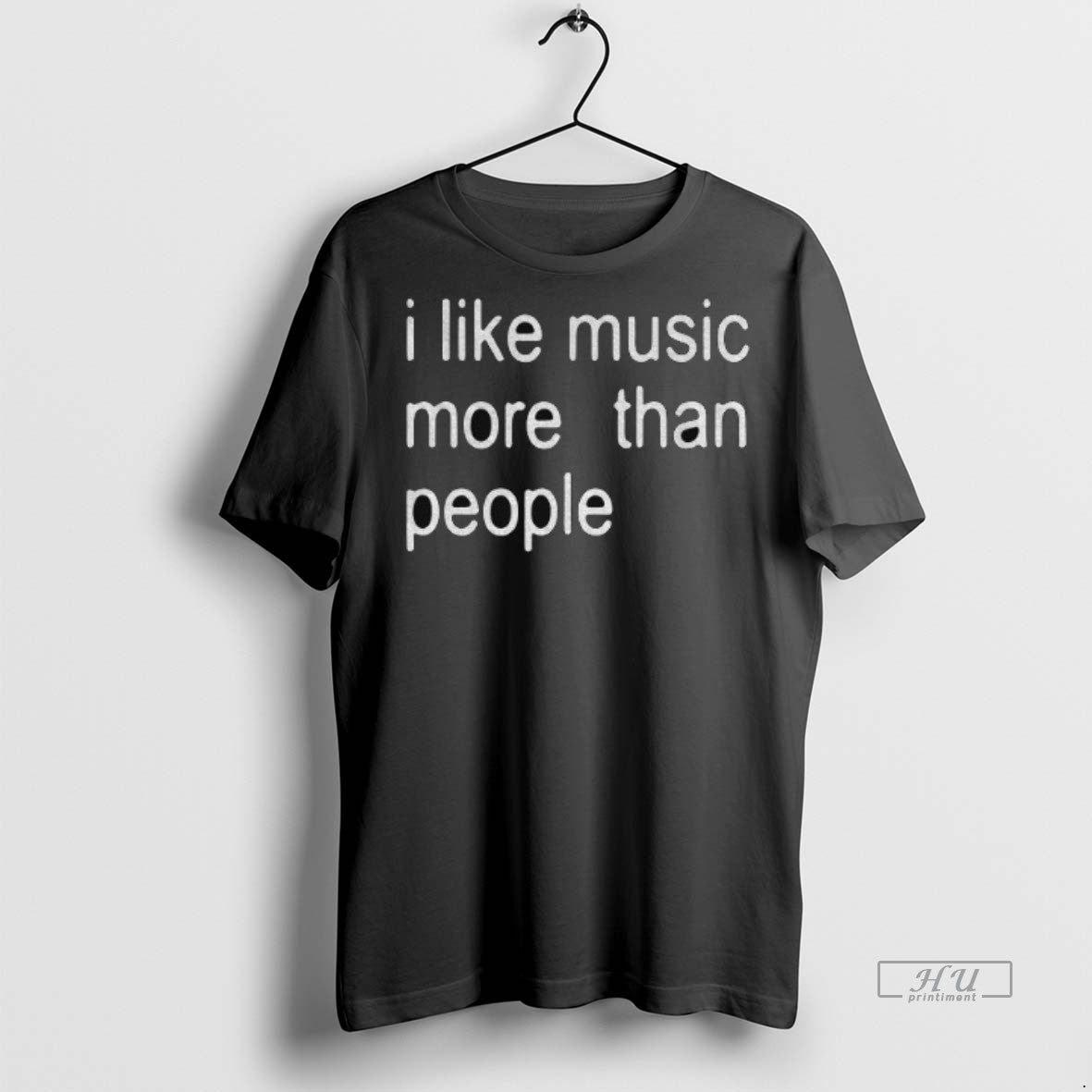 Officials I Like Music More Than People Funny Premium Tee Shirt Sweater