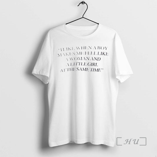 Officials I Like When A Boy Makes Me Feel Like A Woman Premium T Shirts