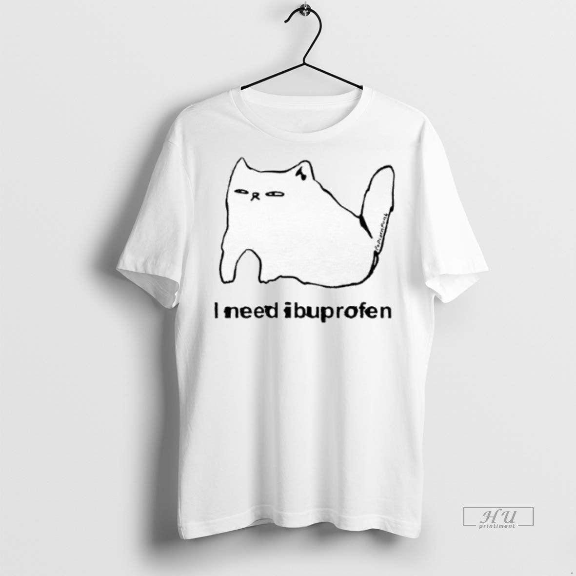 Officials I Need Ibuprofen Cat Graphic Premium Tee Shirt Sweater