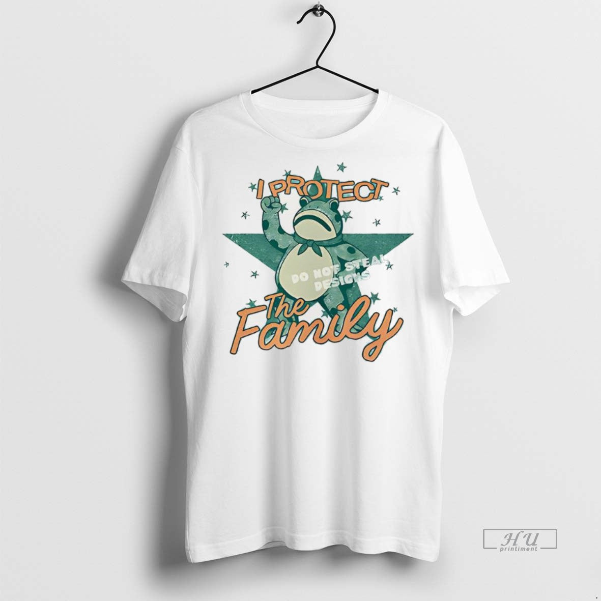 Officials I Protect The Family Frog Star Meme Graphic Tee Shirt Sweater