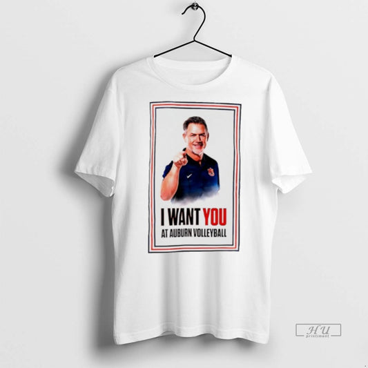 Officials I Want You At Auburn Volleyball Coach Premium Tee Shirt Sweater