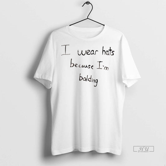 Officials I Wear Hats Because Im Balding Tee Shirt Sweater