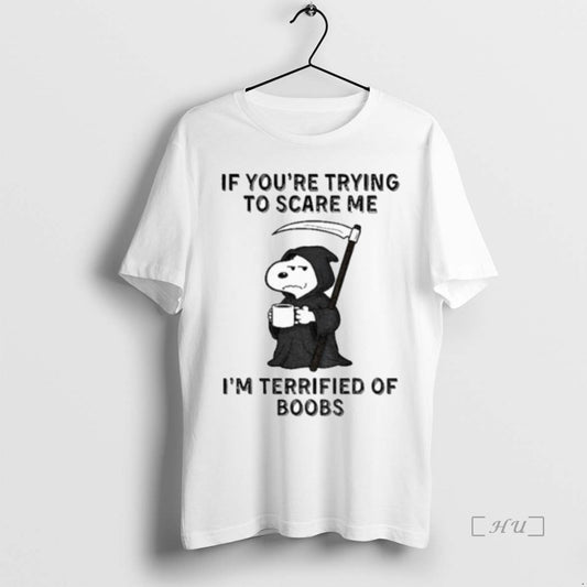 Officials If Youre Trying To Scare Me Im Terrified Of Boobs Halloween T Shirts Sweater