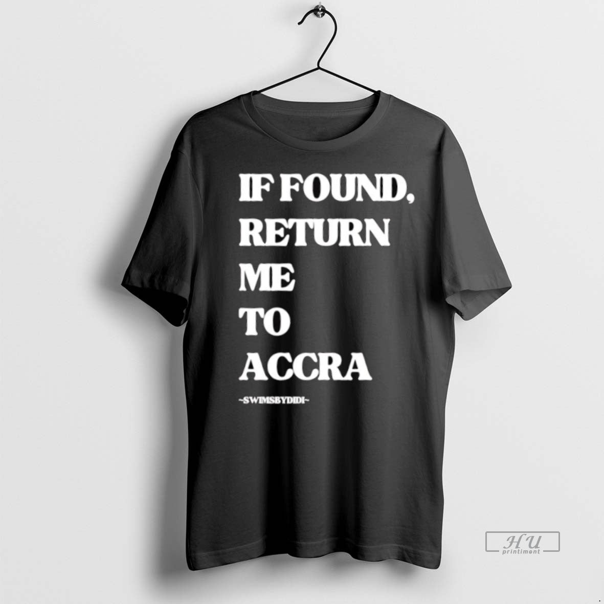 Officials If Found Return Me To Accra Swimsbydidi Tee Shirt Sweater