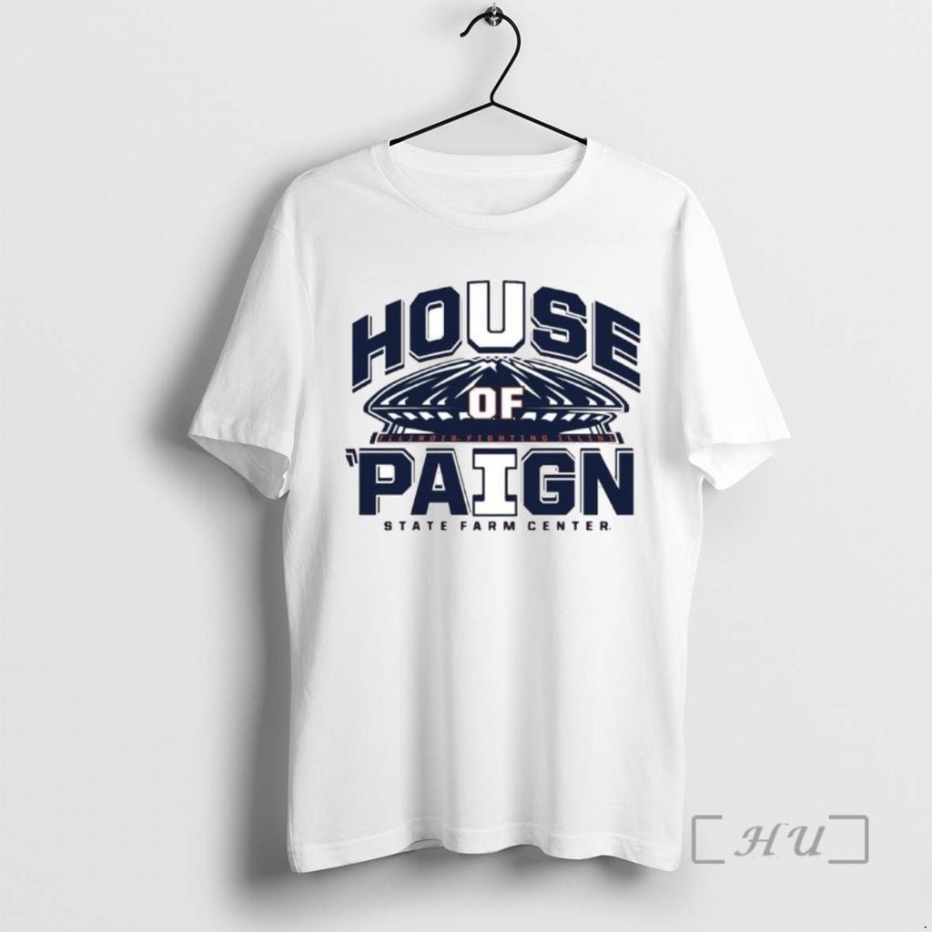 Officials Illinois Fighting Illini House Of Paign State Farm Center Stadium Ornaments Tee Shirt Sweater