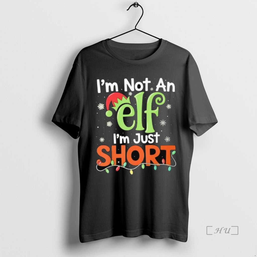 Officials Im Not An Elf Im Just Short Christmas Matching Elf Premium T Shirt Sweater