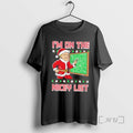Officials Im On The Nicey List Christmas Ugly