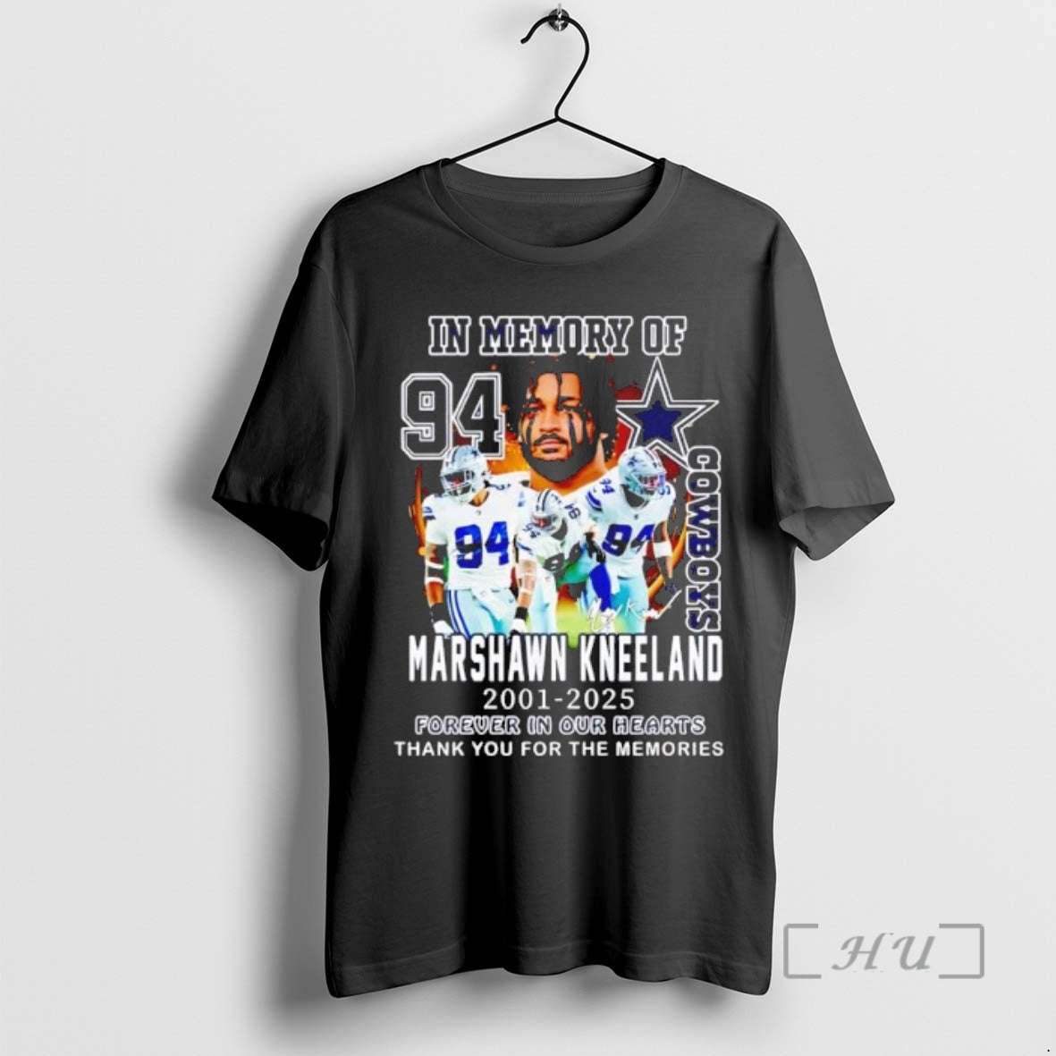 Officials In Memory Of Cowboys Marshawn Kneeland 2021 2025 Forever In Our Hearts Black Premium