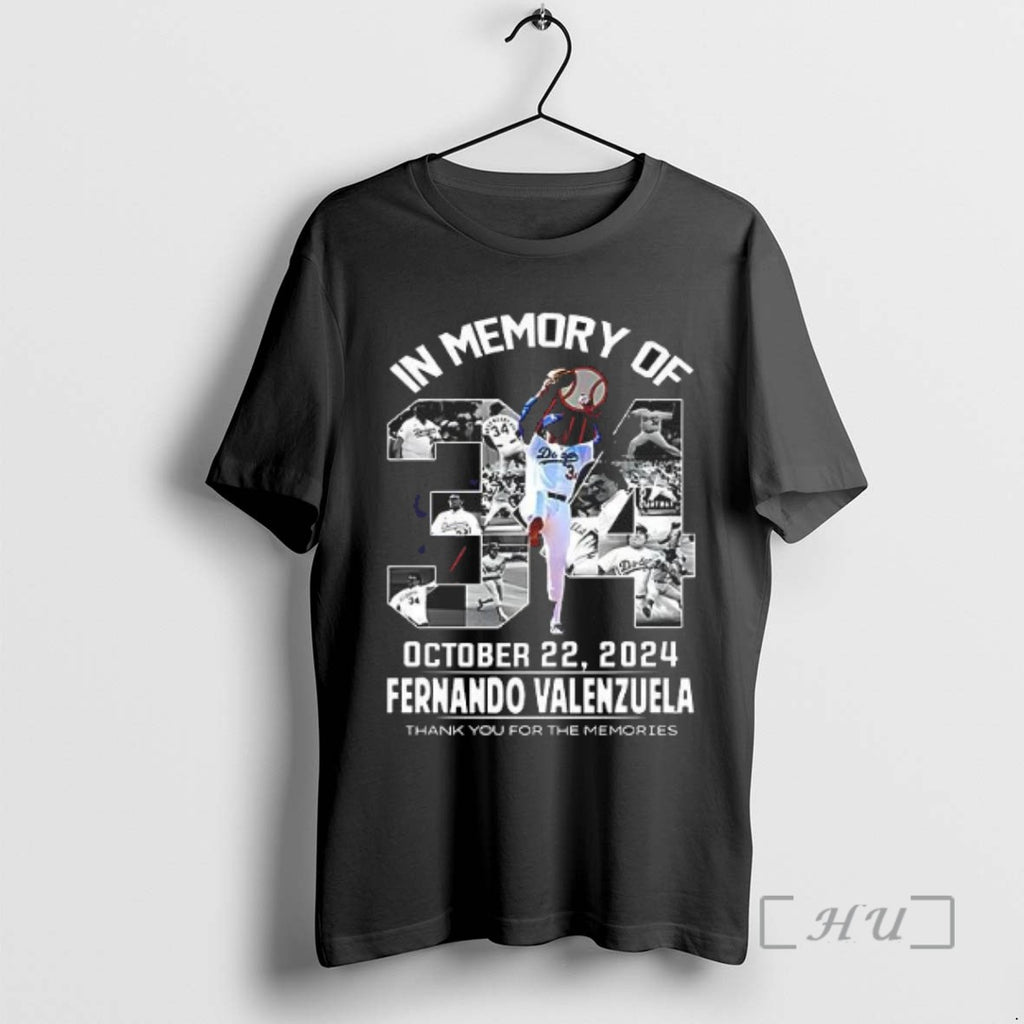 Officials In Memory Of Fernado Valenzuela October 22 2024 Tee Shirt Sweater