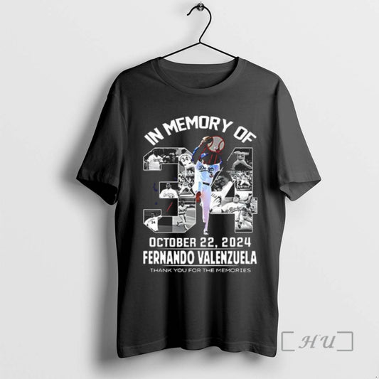 Officials In Memory Of Fernado Valenzuela October 22 2024 Tee Shirt Sweater
