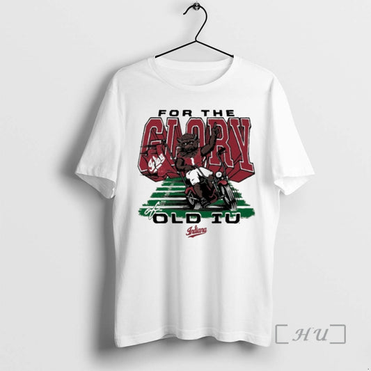 Officials Indiana Football For The Glory Of Old Iu Bison Vintage Premium T Shirts Sweater